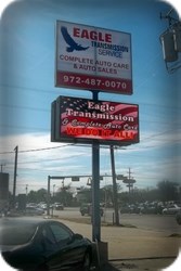 Full-color Readerboard added to existing sign - Texas LED Sign Company